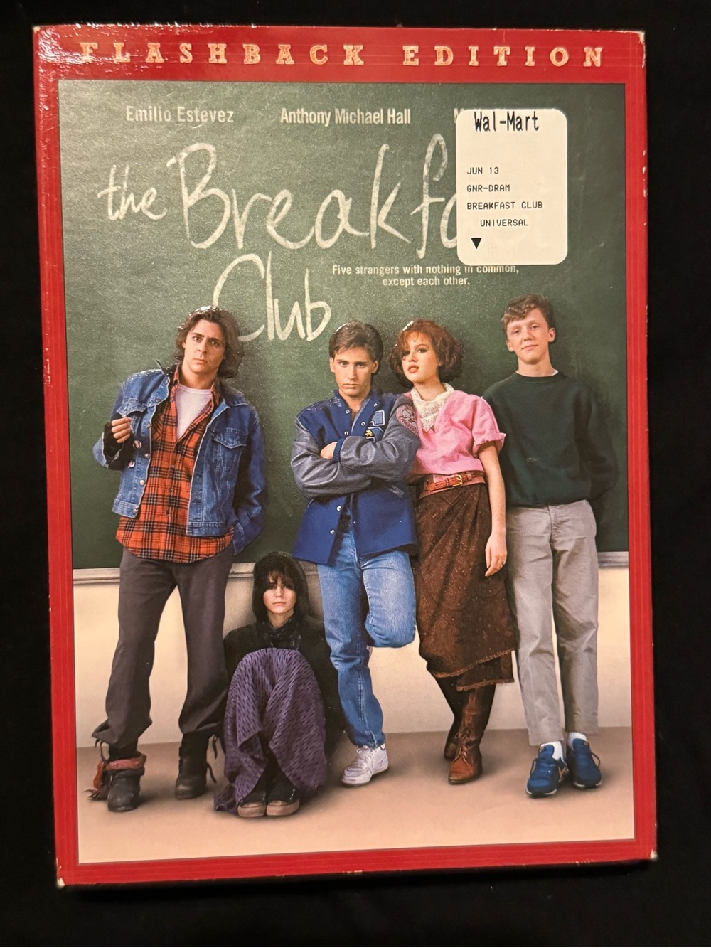 The Breakfast Club Flashback Edition VHS - Red Border